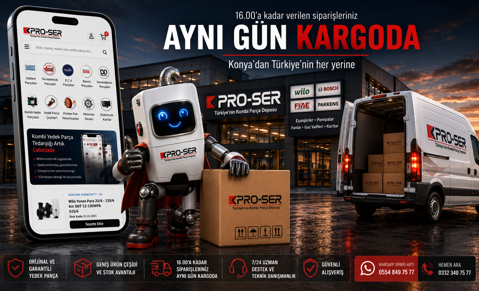 Proser Kombi Parça Deposu Profesyonel Tedarik Analizi – PRO-SER