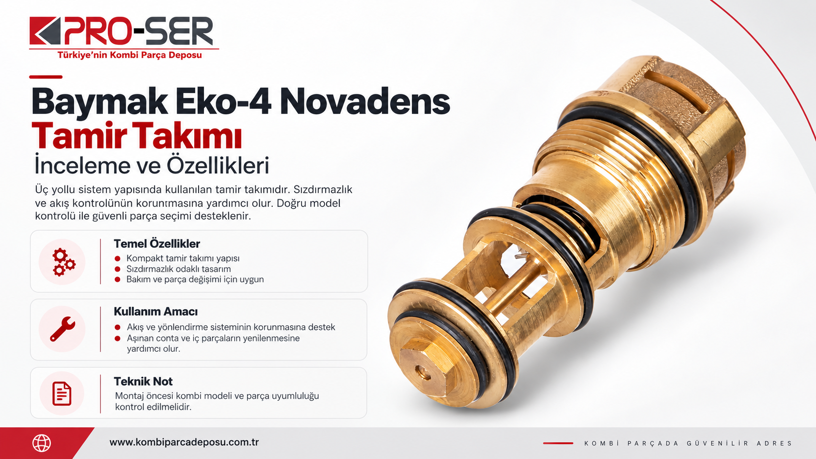Baymak Eko-4 Novadens Tamir Takımı İnceleme ve Özellikleri – PRO-SER