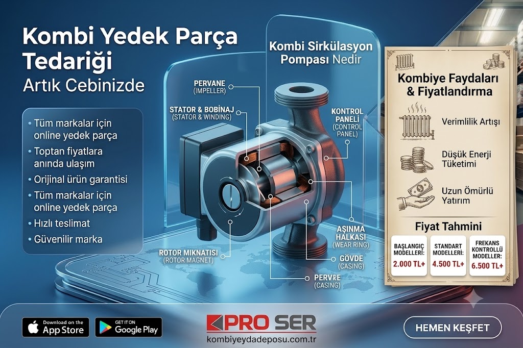 Kombi Sirkülasyon Pompası Nedir ve Fiyatları Ne Kadardır – PRO-SER