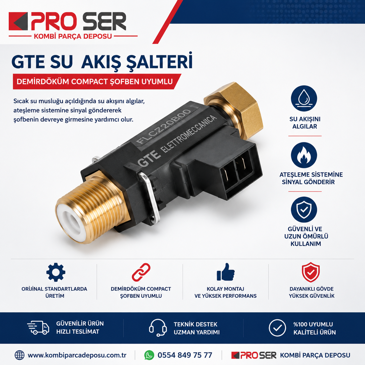 Gte Su Akış Şalteri Demirdöküm Şofben Compact Nedir?