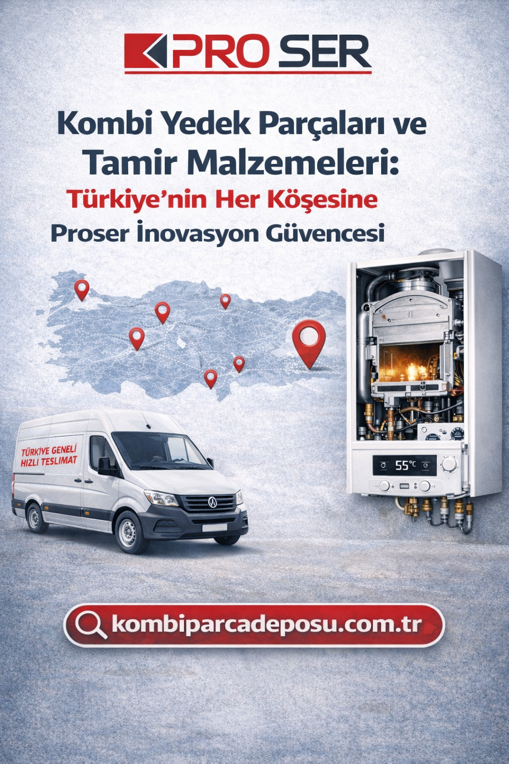 Kombi Yedek Parçaları & Tamir Malzemeleri | Proser İnovasyon