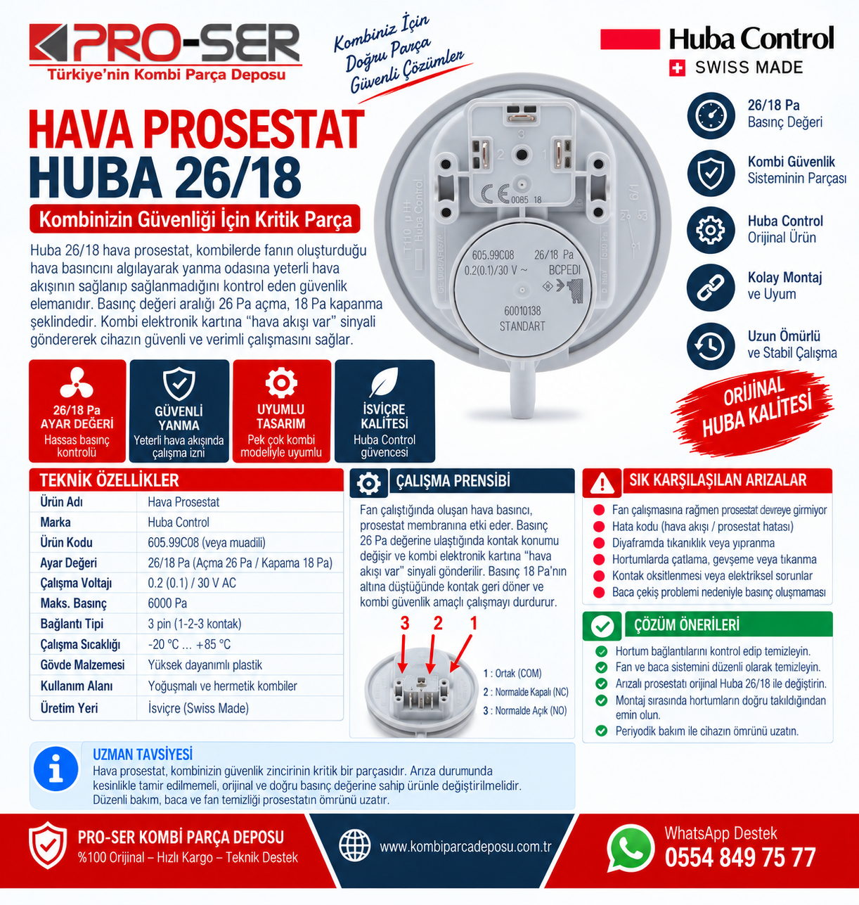 Hava Prosestat Huba 26/18 Nedir ve Öne Çıkan Özellikleri – PRO-SER