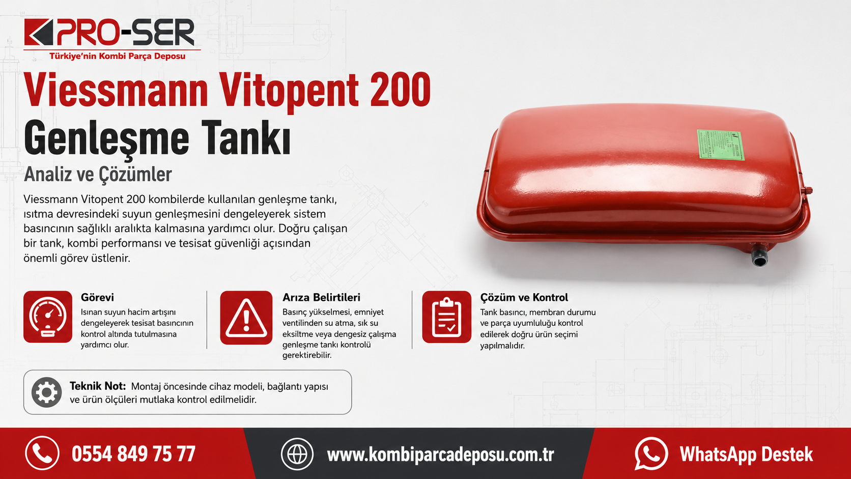 Viessman Vitopent 200 Genleşme Tankı: Analiz ve Çözümler
