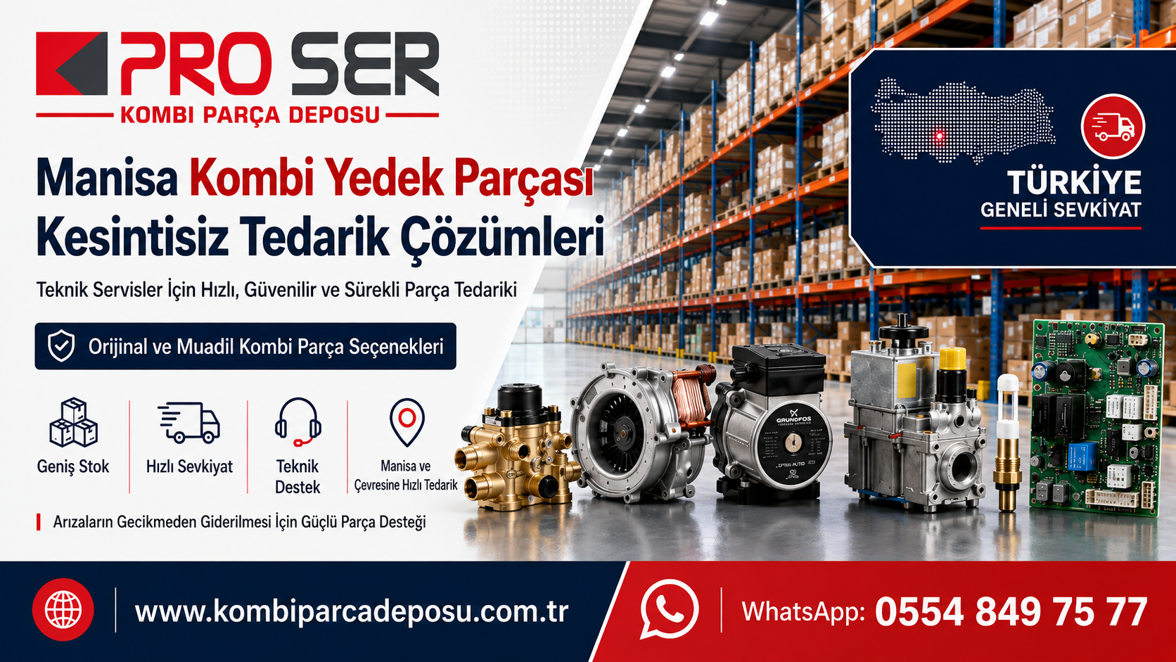 Manisa Kombi Yedek Parçası Kesintisiz Tedarik Çözümleri
