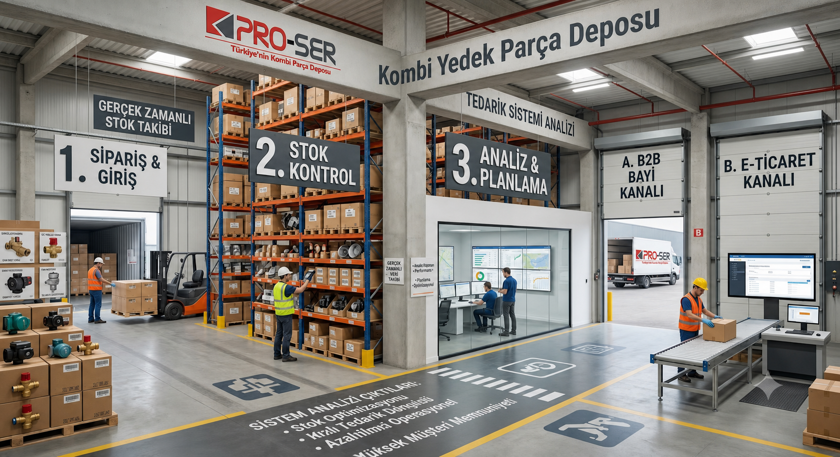 Proser Kombi Yedek Parça Deposu Tedarik Sistemi Analizi – PRO-SER