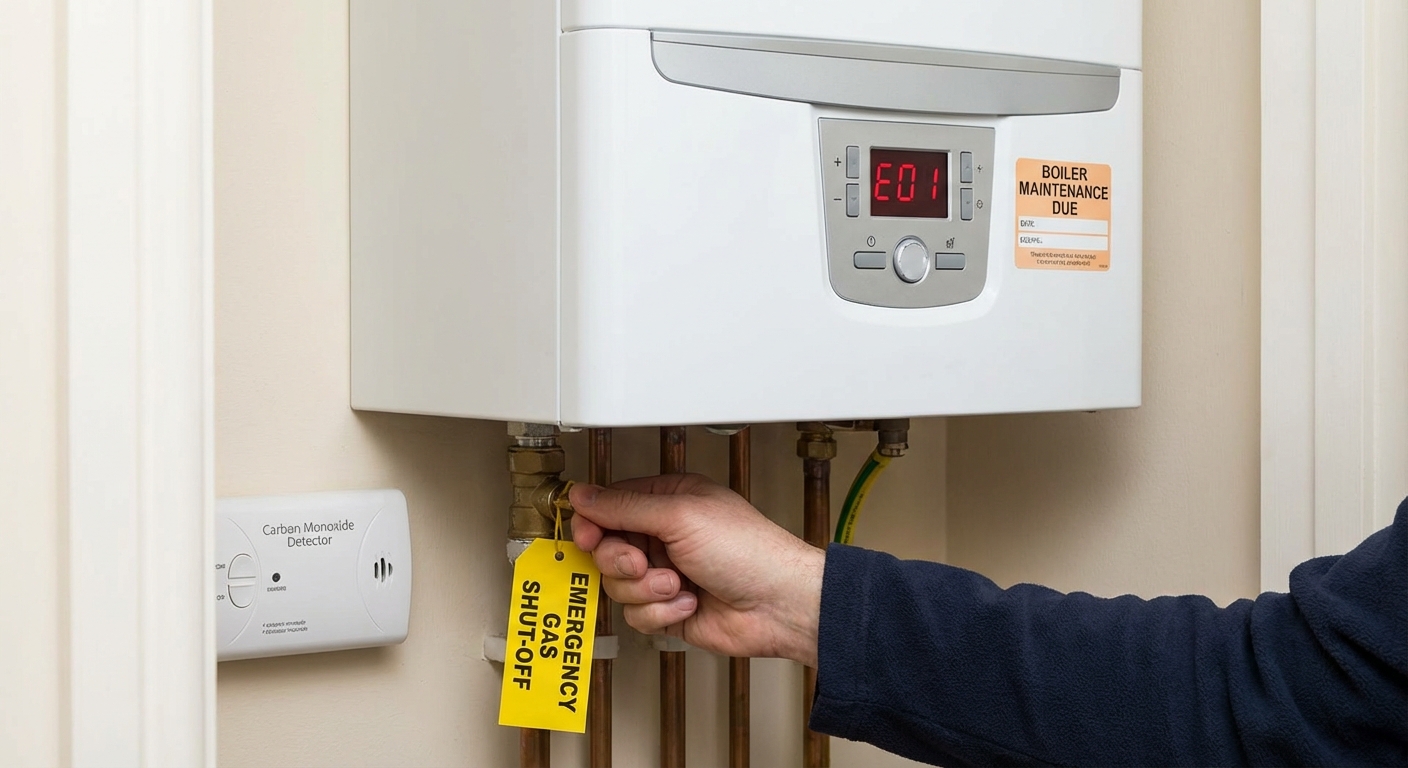 Kombide Gaz Kokusu ve Arıza Kodu: Acil Güvenlik Önlemleri