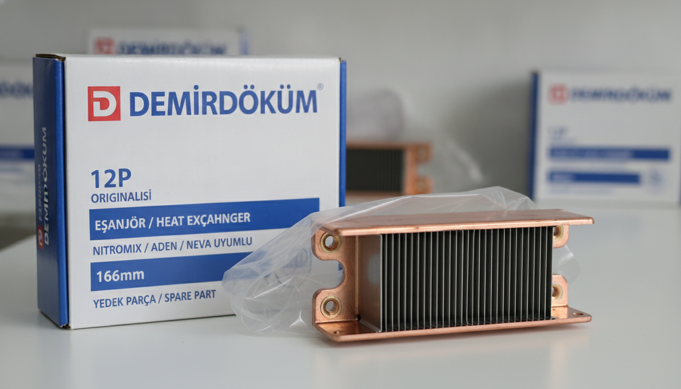 Demirdöküm 12P Orijinal 166MM Kombi Parçası Özellikleri