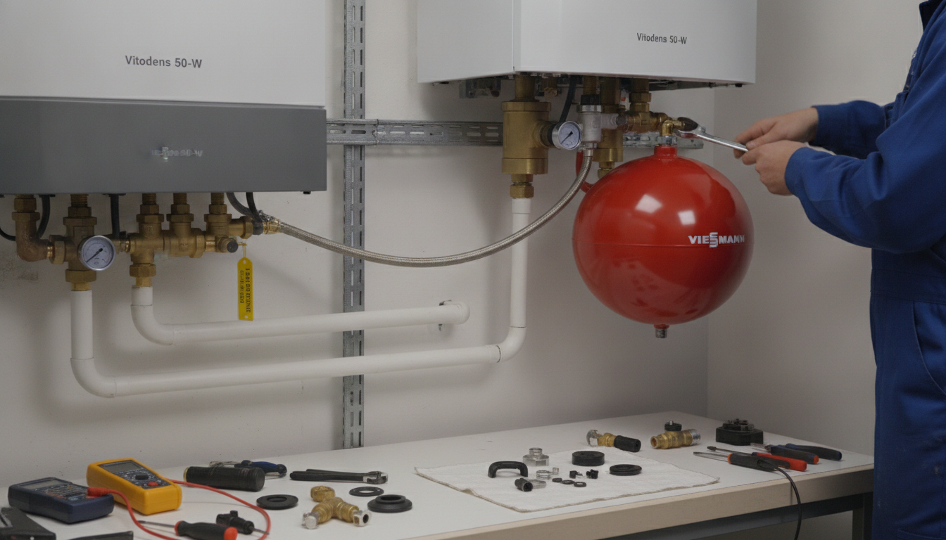 Viessmann Vitodens 100 Genleşme Tankı İnceleme ve Bakım
