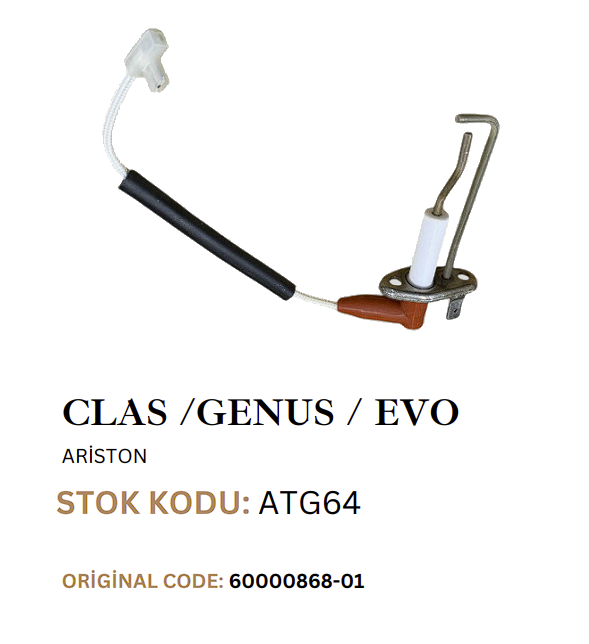 Ateşleme Elektrodu Ariston Orj kod 60000868-01 Ateşleme Elektrodu Ariston Orj kod 60000868-01 – PRO-SER