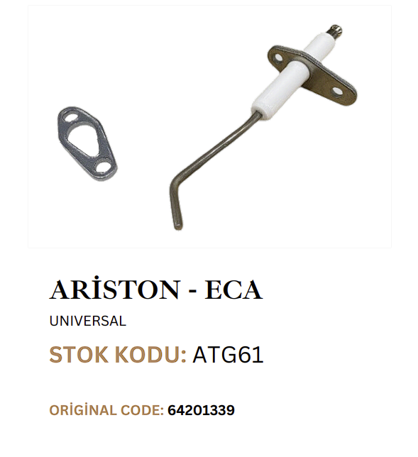 Ateşleme Elektrodu Üniversal Kod 16 Ateşleme Elektrodu Üniversal Kod 16 – PRO-SER