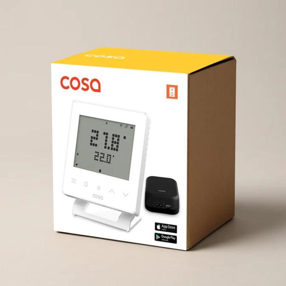 Cosa V5 Akıllı WiFi Oda Termostatı Kablosuz Beyaz Cosa V5 Akıllı WiFi Oda Termostatı Kablosuz Beyaz – PRO-SER