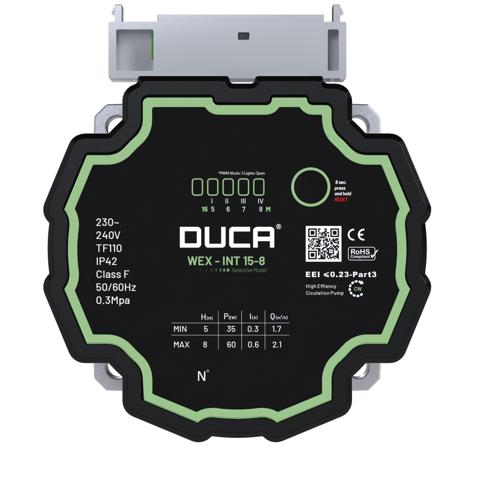 Kombi Sirkülasyon Pompası Duca Wilo Para Uyumlu WEX 15-8 INT KSL7-50 IPWM1 50W Kombi Sirkülasyon Pompası Duca Wilo Para Uyumlu WEX 15-8 INT KSL7-50 IPWM1 50W – PRO-SER