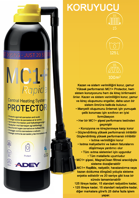 MC1+ Koruyucu Rapide 300ml (Korozyon ve Kirece karşı Kimyasal Koruma) MC1+ Koruyucu Rapide 300ml (Korozyon ve Kirece karşı Kimyasal Koruma) – PRO-SER