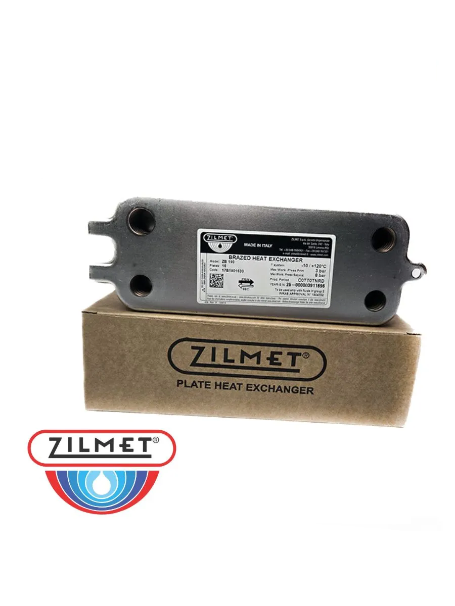 Kombi Plakalı Eşanjör Zilmet 16 Plaka 190 mm Bosch Class 2000W 6000W Condens 2500W Classic Condens Viessmann Kombi Plakalı Eşanjör Zilmet 16 Plaka 190 mm Bosch Class 2000W 6000W Condens 2500W Classic Condens Viessmann – PRO-SER