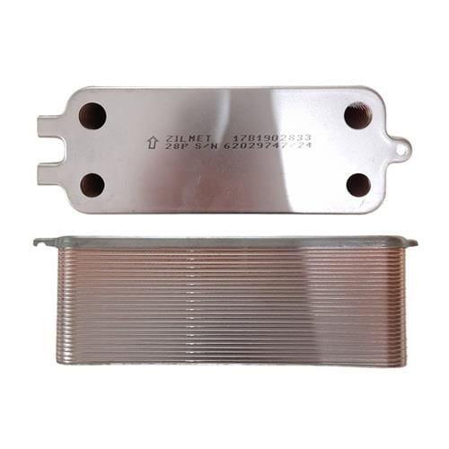 Kombi Plakalı Eşanjör Zilmet 28 Plaka 190 mm Bosch Class 2000W 6000W Condens 2500W Viessmann 17B1902833 Kombi Plakalı Eşanjör Zilmet 28 Plaka 190 mm Bosch Class 2000W 6000W Condens 2500W Viessmann 17B1902833 – PRO-SER