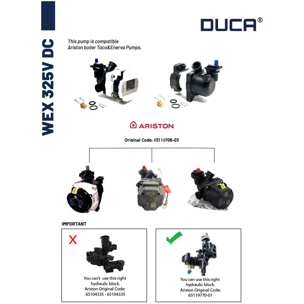 Kombi Sirkülasyon Pompası Duca Ariston Uyumlu ERP TACO5 325V DC 44W Kombi Sirkülasyon Pompası Duca Ariston Uyumlu ERP TACO5 325V DC 44W – PRO-SER