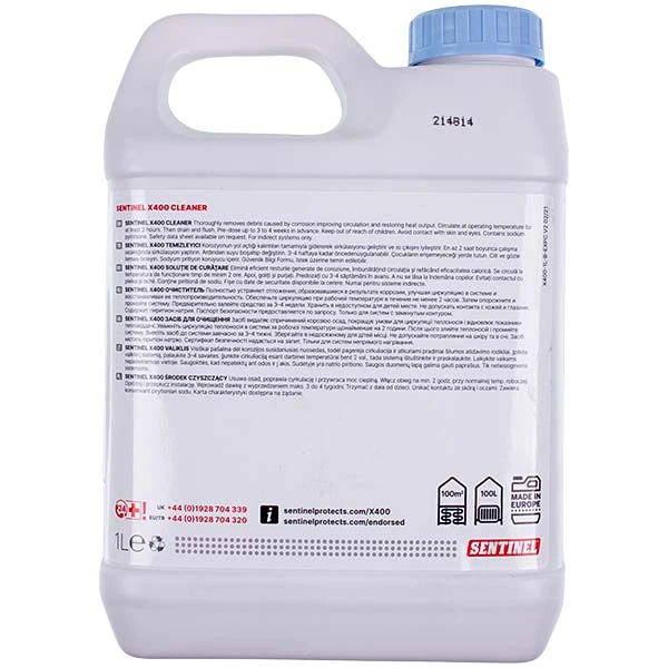 Sentinel X400 - Radyatör (Petek) Temizleme Kimyasalı 1 Lt Sentinel X400 - Radyatör (Petek) Temizleme Kimyasalı 1 Lt – PRO-SER