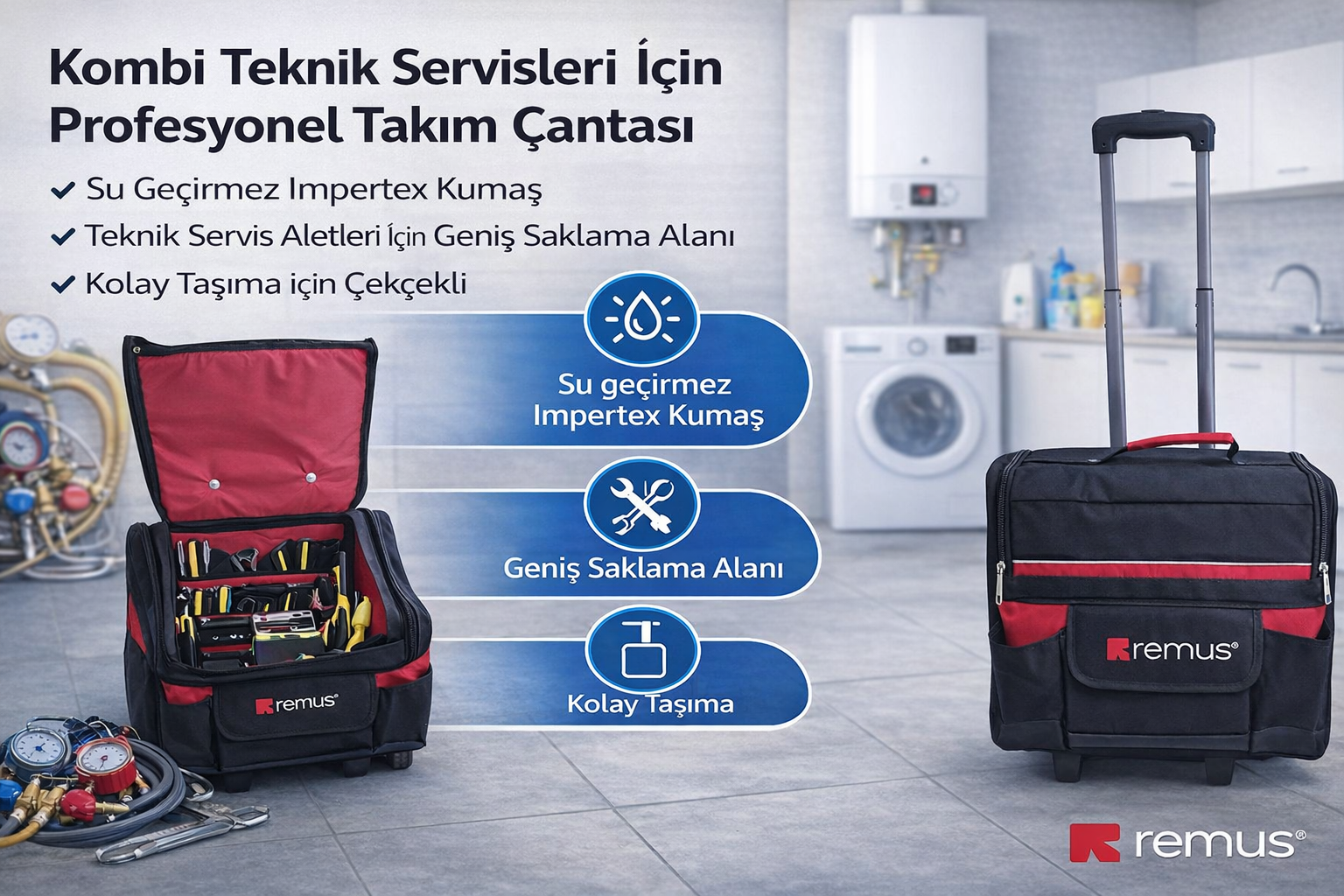 Takım çantası Valiz Remus Takım çantası Valiz Remus – PRO-SER