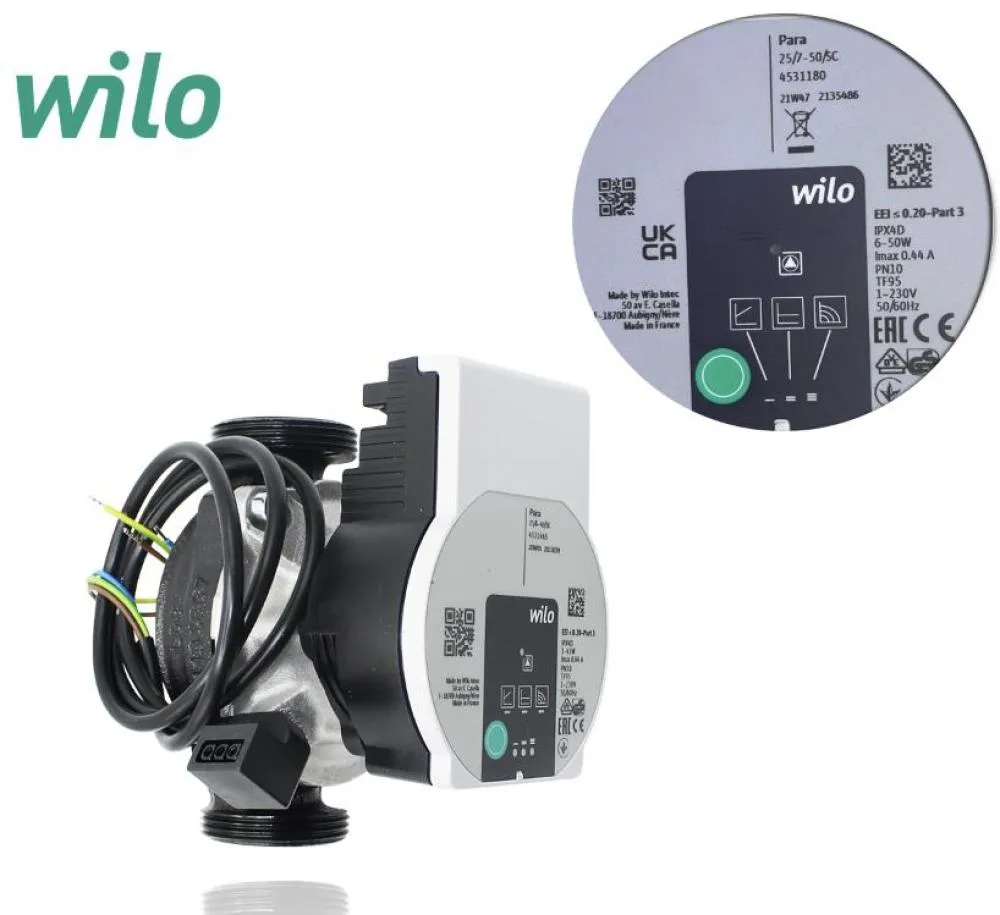 Wilo Para 25/7 130/7-50/SC-12 WTU Pompa 25/7 Wilo Para 25/7 130/7-50/SC-12 WTU Pompa 25/7 – PRO-SER