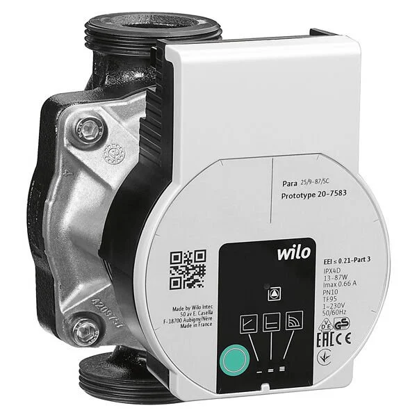 Wilo Para 25/9 Frekans Kontrollü Sirkülasyon Pompası Wilo Para 25/9 Frekans Kontrollü Sirkülasyon Pompası – PRO-SER