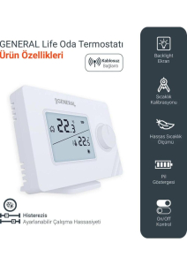 General HT 250 Kablosuz Oda Termostati – PRO-SER
