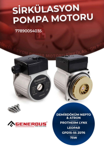 Kombi Sirkülasyon Pompası GPD Nepto Protherm Emas Uyumlu 15-5S Z076 – PRO-SER
