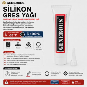 Silikon Sızdırmazlık Gresi O-Ring Conta ve Hidrolik Parça Montajı 30 Gr – PRO-SER