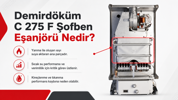 Demirdöküm C 275 F Şofben Eşanjörü Nedir, Özellikleri - PRO-SER
