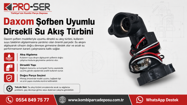 Daxom Şofben Su Akış Türbini Nedir ve Teknik Özellikleri - PRO-SER