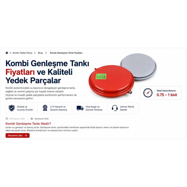 Kombi Yedek Parça | PRO - SER
