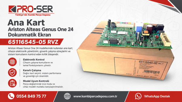 Ariston Alteas Genus One Ana Kartı: Özellikleri ve Arızaları - PRO-SER
