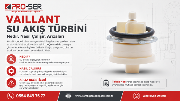 Vaillant Su Akış Turbini Nedir, Nasıl Çalışır, Arızaları - PRO-SER