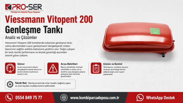 Viessman Vitopent 200 Genleşme Tankı: Analiz ve Çözümler - PRO-SER