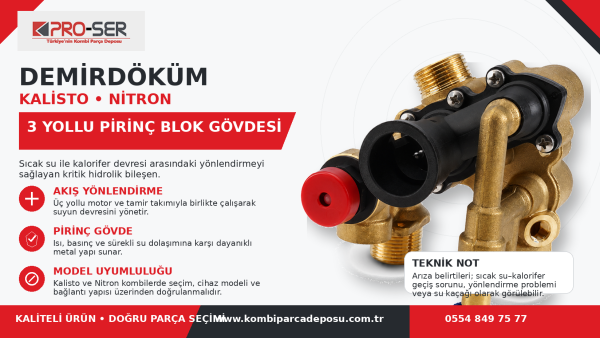 Demirdöküm Kalisto-Nitron Pirinç 3 Yollu Blok Gövde Nedir? - PRO-SER